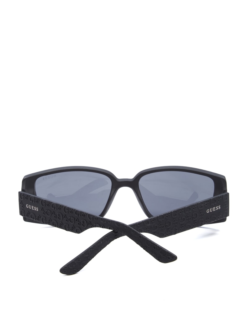 Mens' Guess Rectangle Monogram Sunglasses