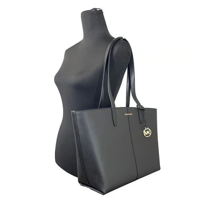 MICHAEL KORS Jet Set Medium Tote Bag/ black