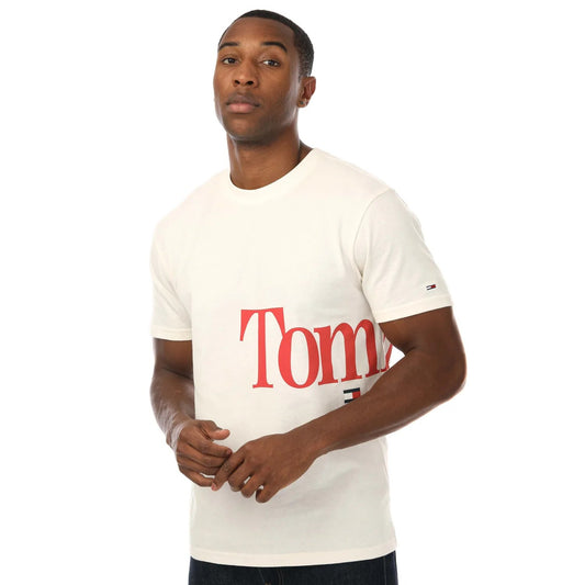 TOMMY HILFIGER MENS' BOLD TOMMY LOGO T-SHIRT