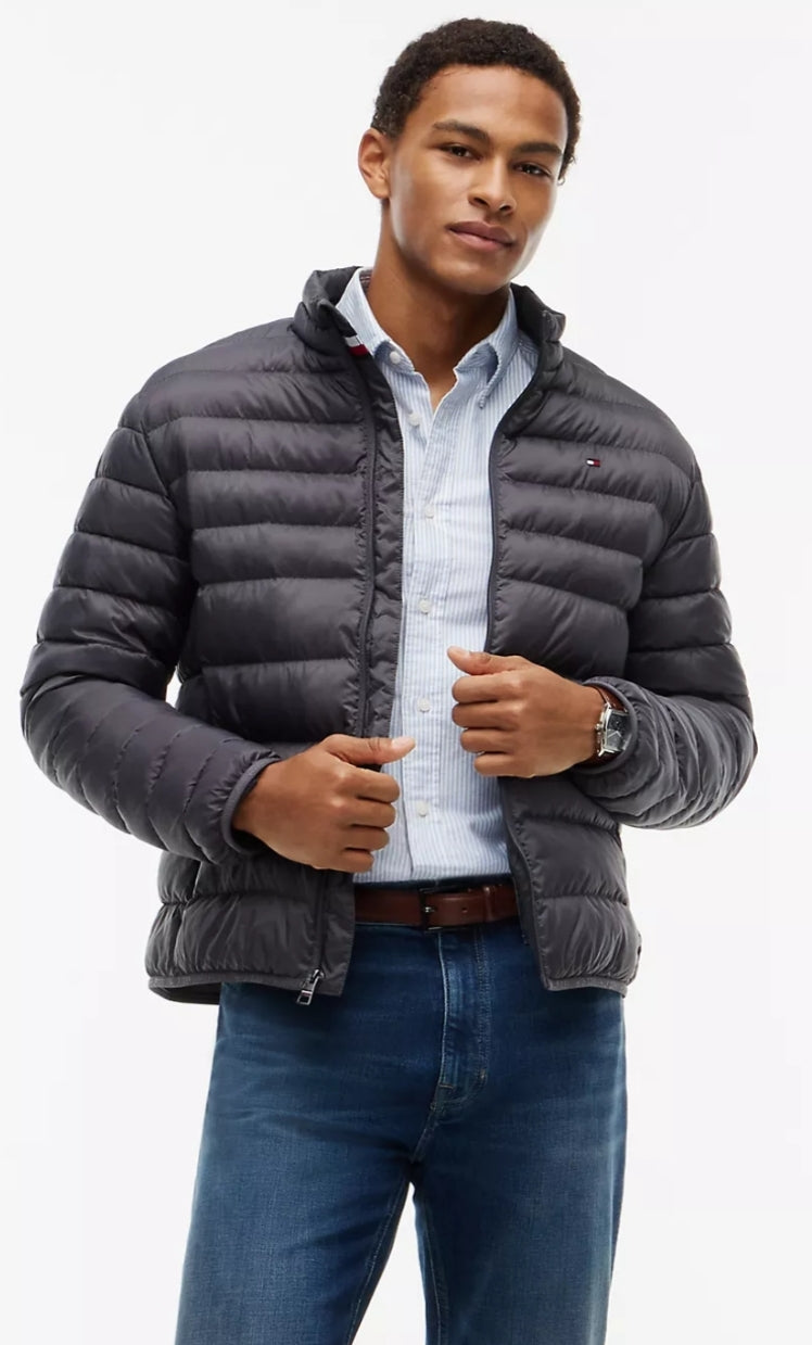TH Performance Lightweight Packable MEN Jacket- Dark Grey