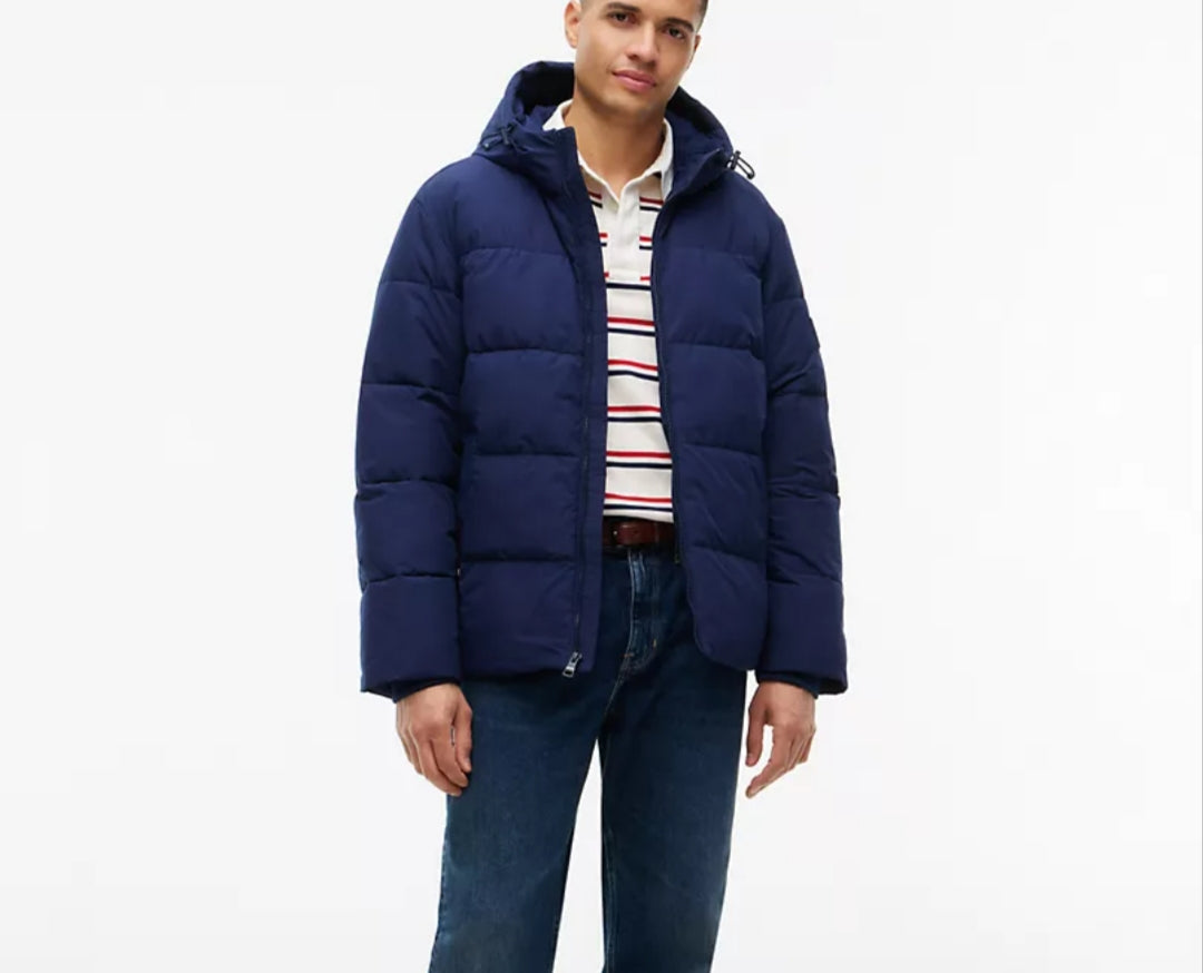 Tommy Waterproof Puffer  Men Jacket - Carbon Navy