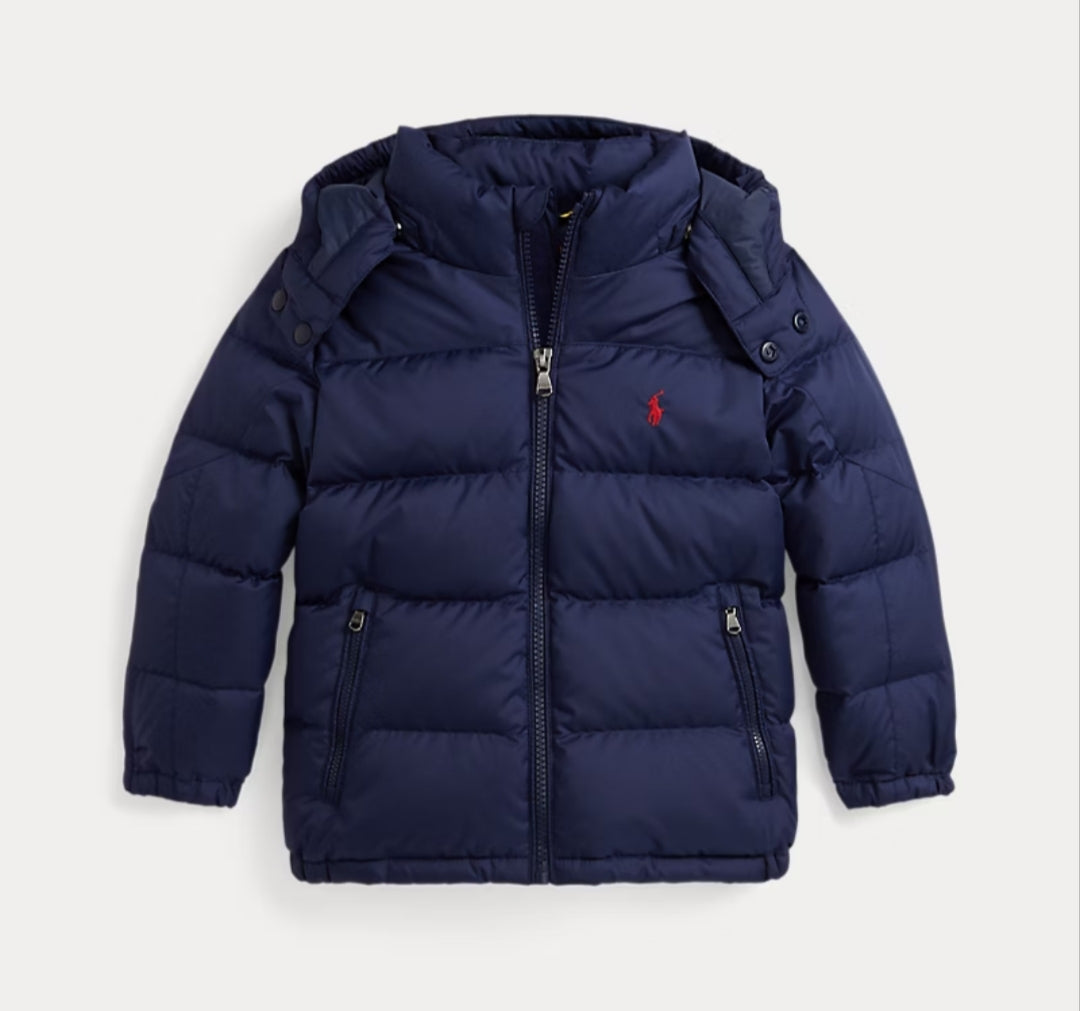 Ralph Lauren The Gorham Down Hooded  Boy Jacket - Newport Navy
