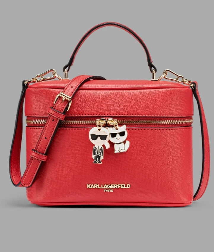 Karl REYA Women VANITY CASE CROSSBODY-Admiral Red