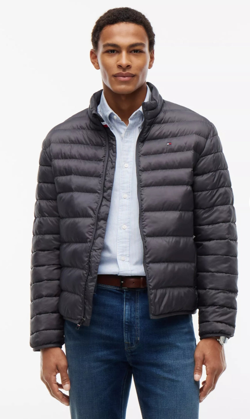 TH Performance Lightweight Packable MEN Jacket- Dark Grey