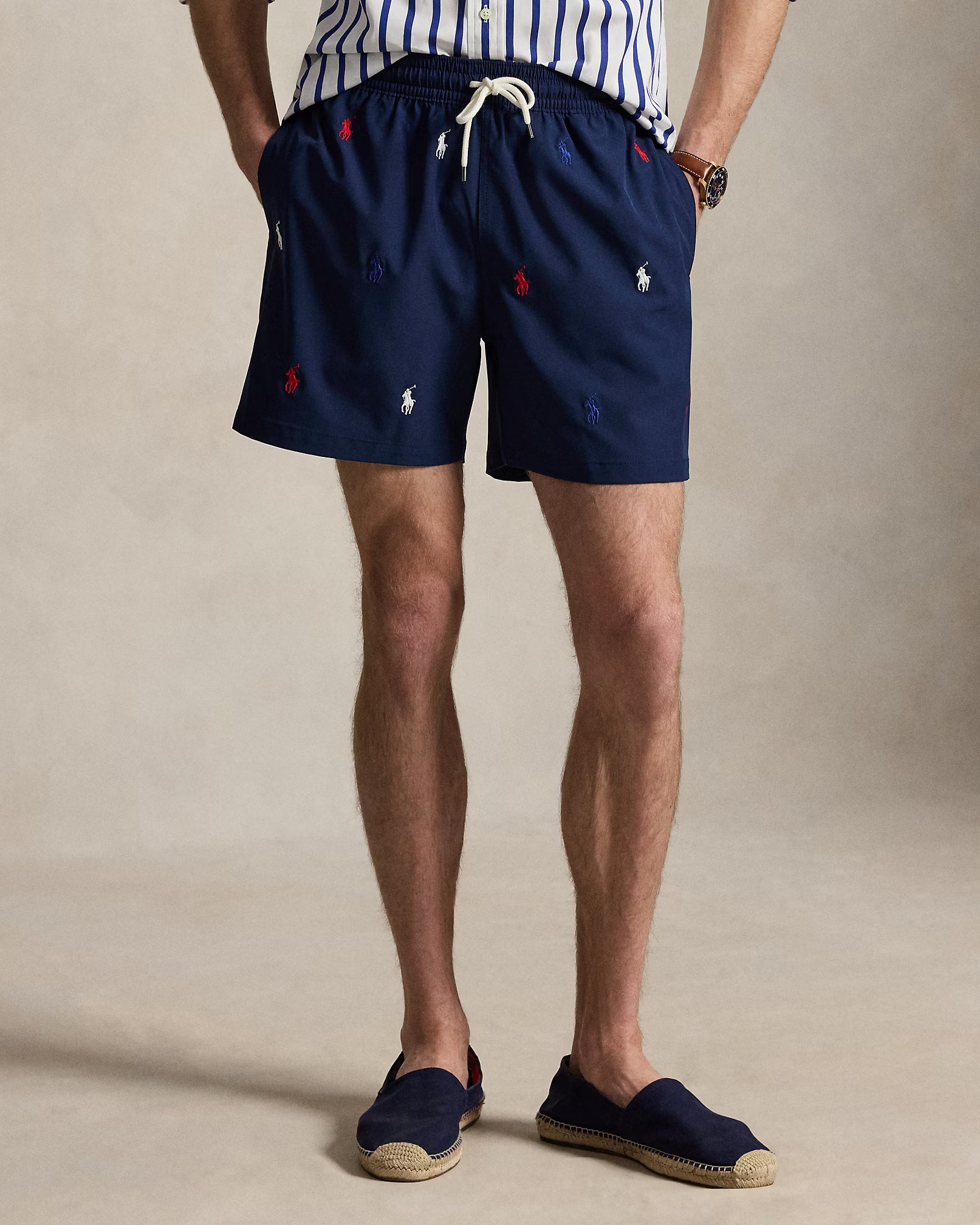 Ralph Lauren Men's Traveller Classic Swimming Shorts-Newport Navy