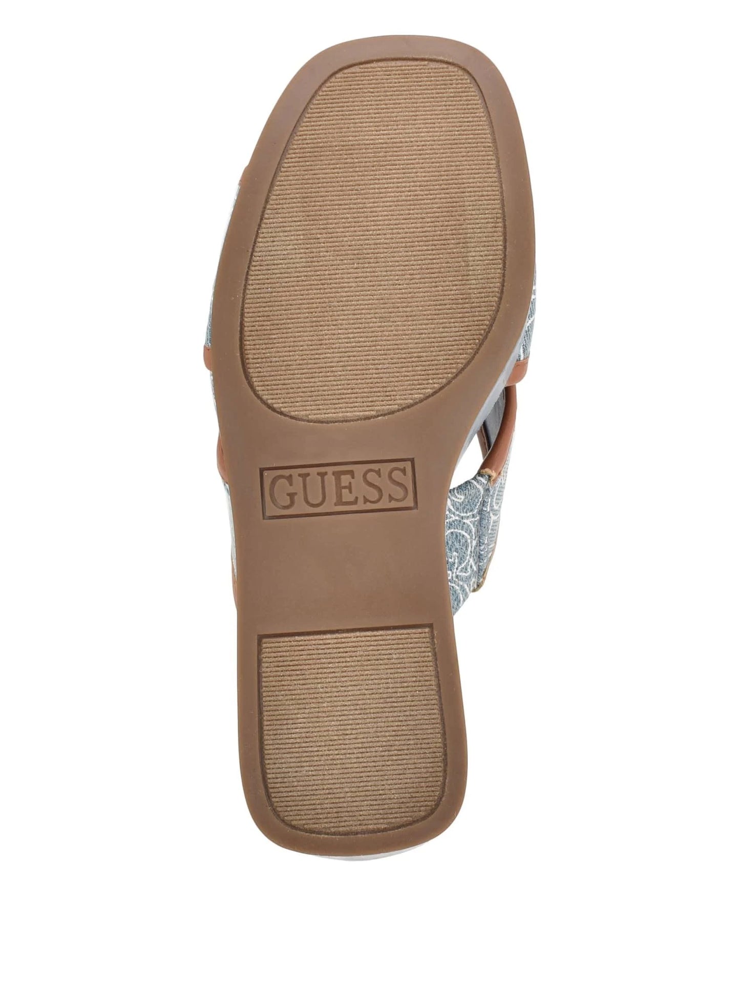 Guess Womens' Chimes Denim Crisscross Wedges