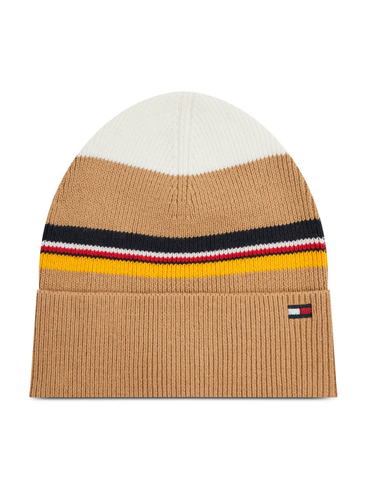 Womens' TOMMY HILFIGER Essential Knit Beanie Camel Mix